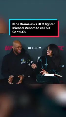Nina Drama asks UFC fighter Michael Venom to call 50 Cent LOL #UFC #michaelvenompage #ninadrama #kickboxing #boxing #muaythai #muaythaifighter #muaythaifighter #taekwondo #jiujitsu #brazilianjiujitsu #jiujitsugrappling #jiujitsulifestyle #wrestling #wrestlingtiktok #wrestlingtok #fit #Fitness #grappling #karate #boxing #judo #danawhite #ufc319 