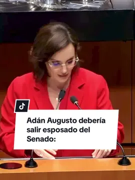 Adán Augusto debería salir esposado del #Senado: #LillyTellez #Tabasco #México #parati #MorenaCorruptos 