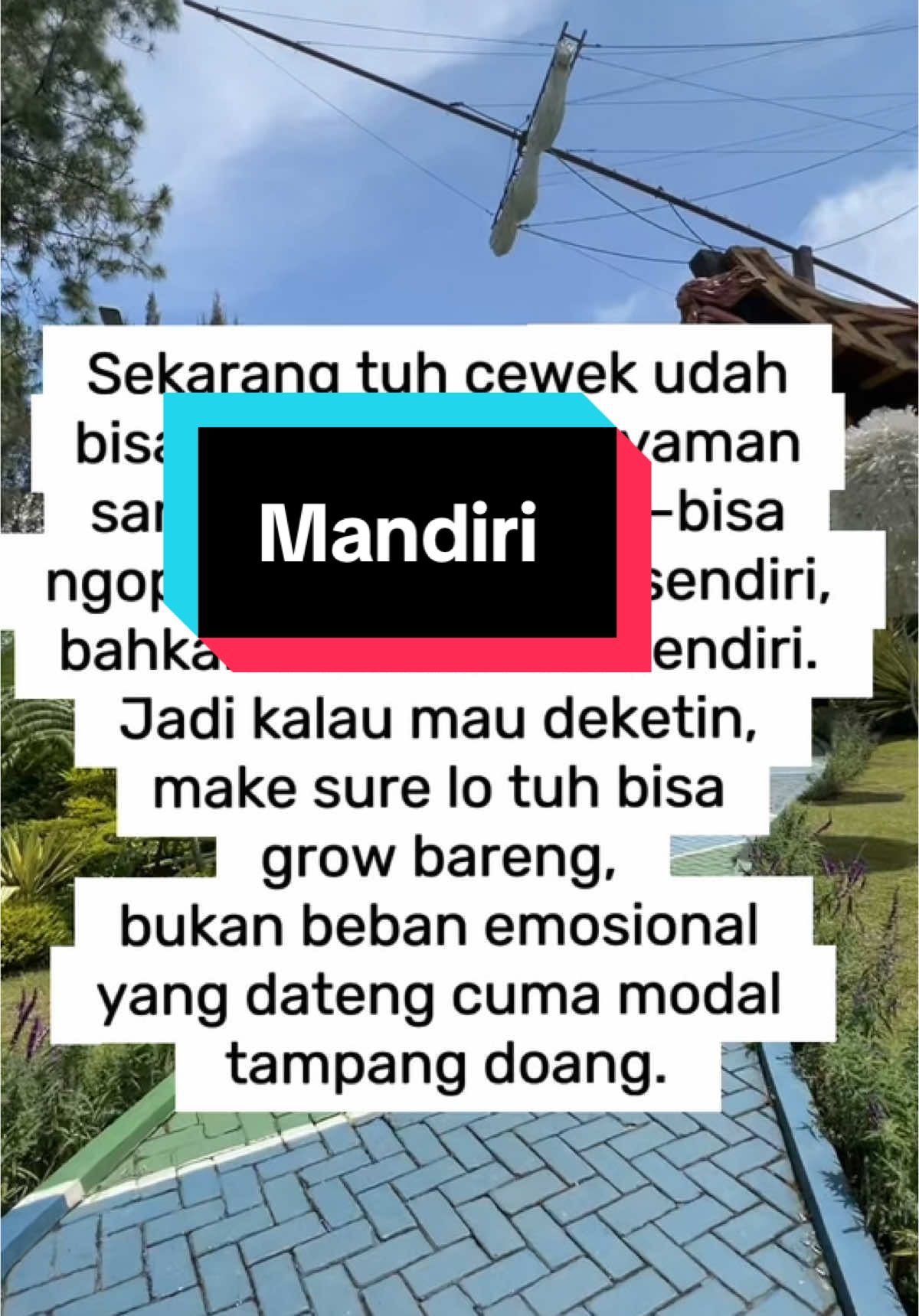 Mandiri #womanpower #woman #independentwoman #fyp #tiktok #like #comment 