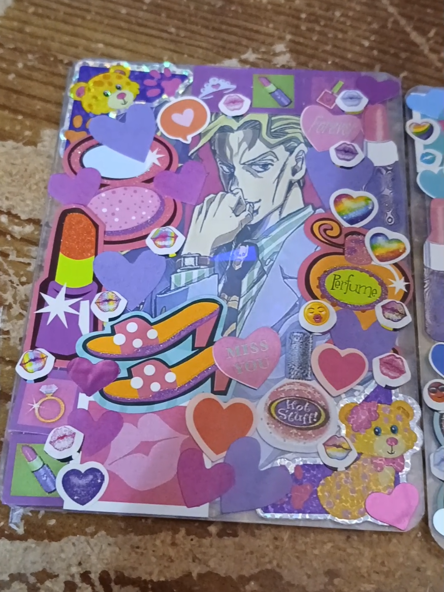 they had none of the classic photocard deco stickers at the daiso we went to so I improvised with my own #yoshikagekira #patrickbateman #americanpsycho #oshikatsu #yume #yumeshipping #yumedanshi #selfship #selfshippingcommunity #photocard #photocards 
