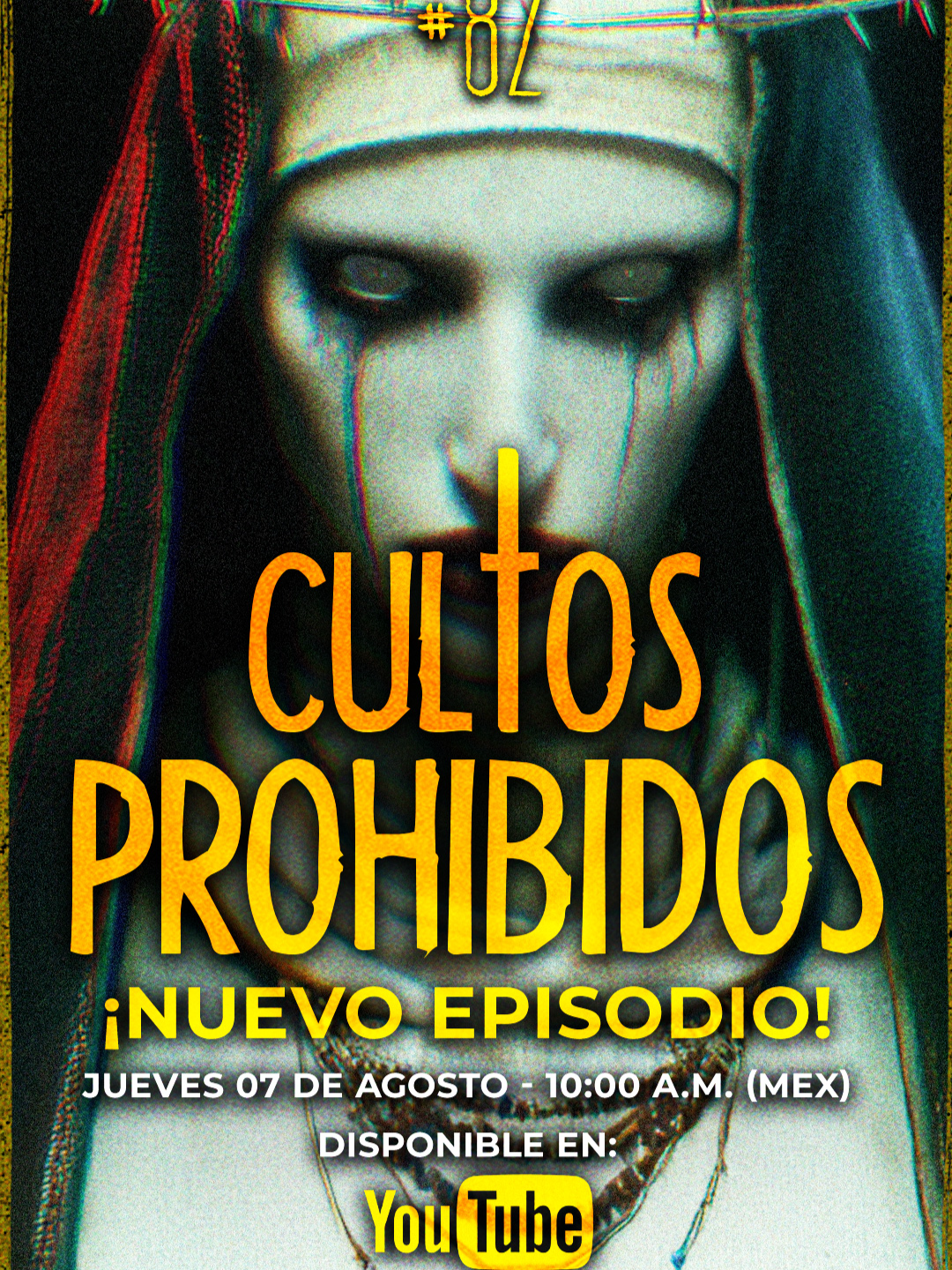 Hay lugares donde entras por voluntad... y sales cuando ya no eres tú. Te prometen respuestas, pero esconden rituales. Te llaman “elegido”, pero eres parte del sacrificio. ▶️ Ep. 82 - Cultos prohibidos 📅 Estreno:  7 agosto | 🕙 10:00 a.m. (Méx) 🎙️Invitado: @musicalmente.paranormal #Insomnio #terror #scary #miedoyterror #miedo #historiasreales #historiasdeterror #terrorifico #podcasts #Paranormal #storytime