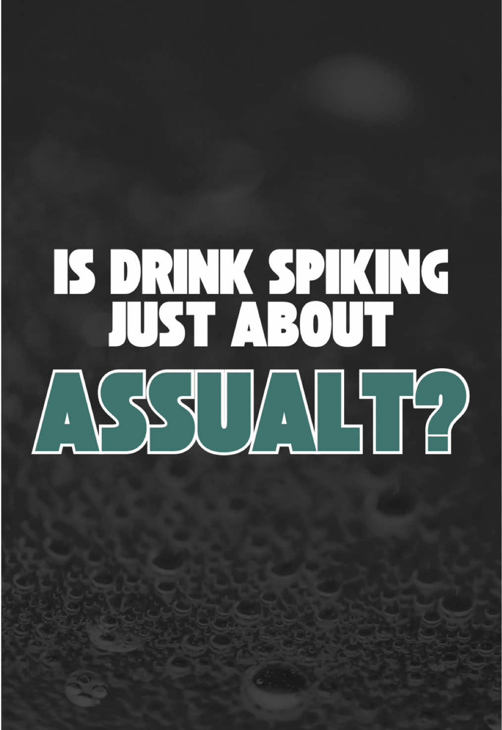 Drink spiking isn’t just about sexual assault. It can also be used to rob, harm, or humiliate someone — and it’s always a violation of consent. 👀 Stay alert. 💬 Talk about it. 💪 Call it out. #SaferSips #DrinkSpikingAwareness #EndDrinkSpiking