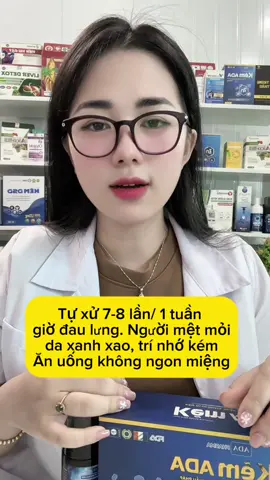 Tự xử 7-8 lần 1 tuần giờ đau lưng. Người mệt mỏi, da xanh xao, trí nhớ kém. Ăn uống không ngon miệng. #dsanhhoa #kẽm #ada 