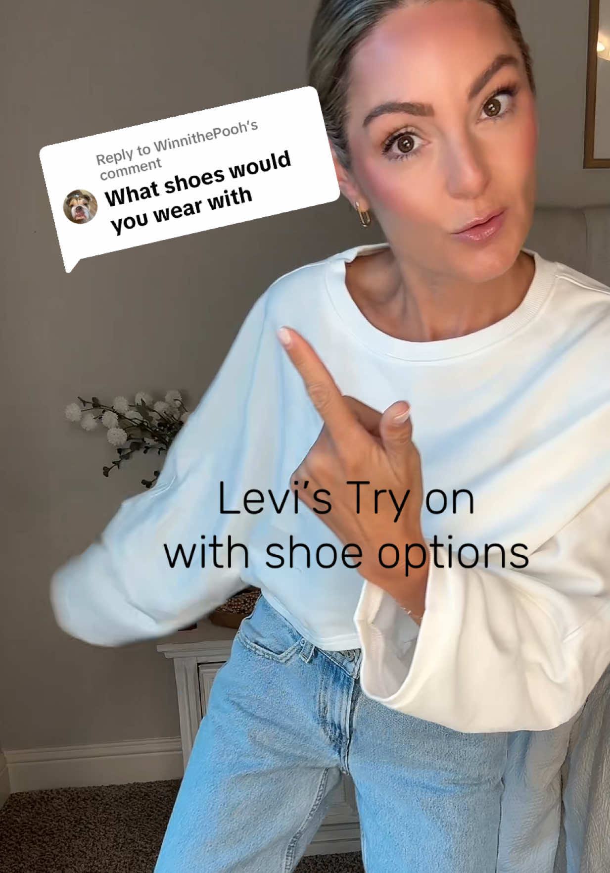 Replying to @WinnithePooh here are a few options, these Levi’s go with SO many shoe options bc the fit is so good!!  #levis #jeans #denim #tiktokshopcreatorpicks #TikTokShopBacktoSchool #ttsfashionfam @Tillys @Levi’s 