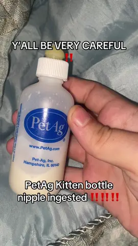 PetAg what the actual f! If my kitten dies from a blockage from ingesting the nipple because it ripped off, you’re going to have a lawsuit. This is NOT okay. I was using a Dr Browns baby bottle prior to buying one of these and I literally just started using it and my cat ate the tip off almost immediately. But no I was stupid and thought, “let me go buy a kitten bottle made specifically for kittens instead of using a baby bottle.” because that’s all I had. Mad is an understatement.  #PetAgbottle #kitten #kittenformula #bottlefed #bottlefedkitten #fy #fyp #fypシ #lawsuit #PetAg #unsafe #hazard #theconjuring #svu #lawandorder #hubbabubba #briolsen #santos #ashtrevino #alabamabarker #engagement #awareness #spreadawareness #becareful #staysafe #kittenfoster #phoenix #arizona #ridiculous #danger 