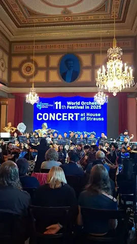 Laskar Pelangi @trustorchestra @nathania karina yg selalu bikin merinding .berkumandang di hall terbaik di eropah memukau para penonton di Word orchestra festival viena 2025 .#bangga #indonesia #orchestra #competisi #@nathaniakarina15 