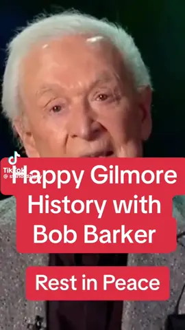 Bob Barker talking about Happy Gilmore #bobbarker #happygilmore #adamsandler #stuntman 