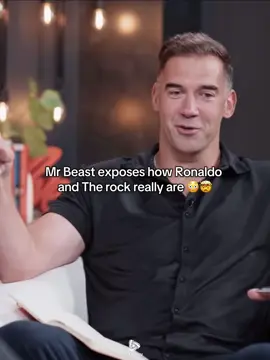 Mr Beast talks about meeting  The Rock and Ronaldo👀😳 #mrbeast #ronaldo #therock #dwaynejohnson #interview #viral #trending #fy #fyp #xyzabc #clips #foryoupage #misterbeast 