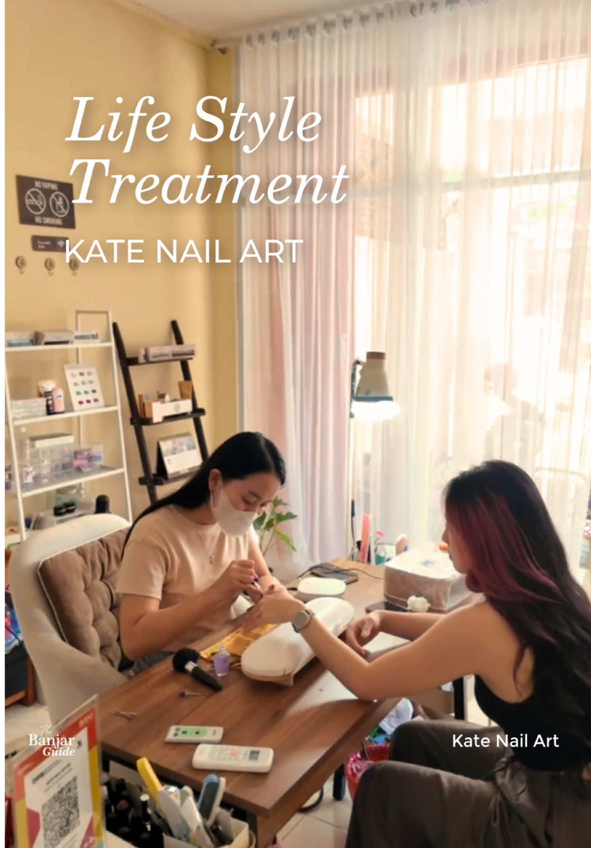Kuku sat set, harga masuk akal, dan nggak rame. Kate Nail Art ini tipe tempat yang tau kamu pengen cepet tapi rapi. Start from 50rb dan yes—anak-anak juga bisa! 📍@kate nails - Jl. Banjar Indah Banjarmasin #BanjarGuide #nailart #manicure #nails #beautynails #nailtutorial #newnails   