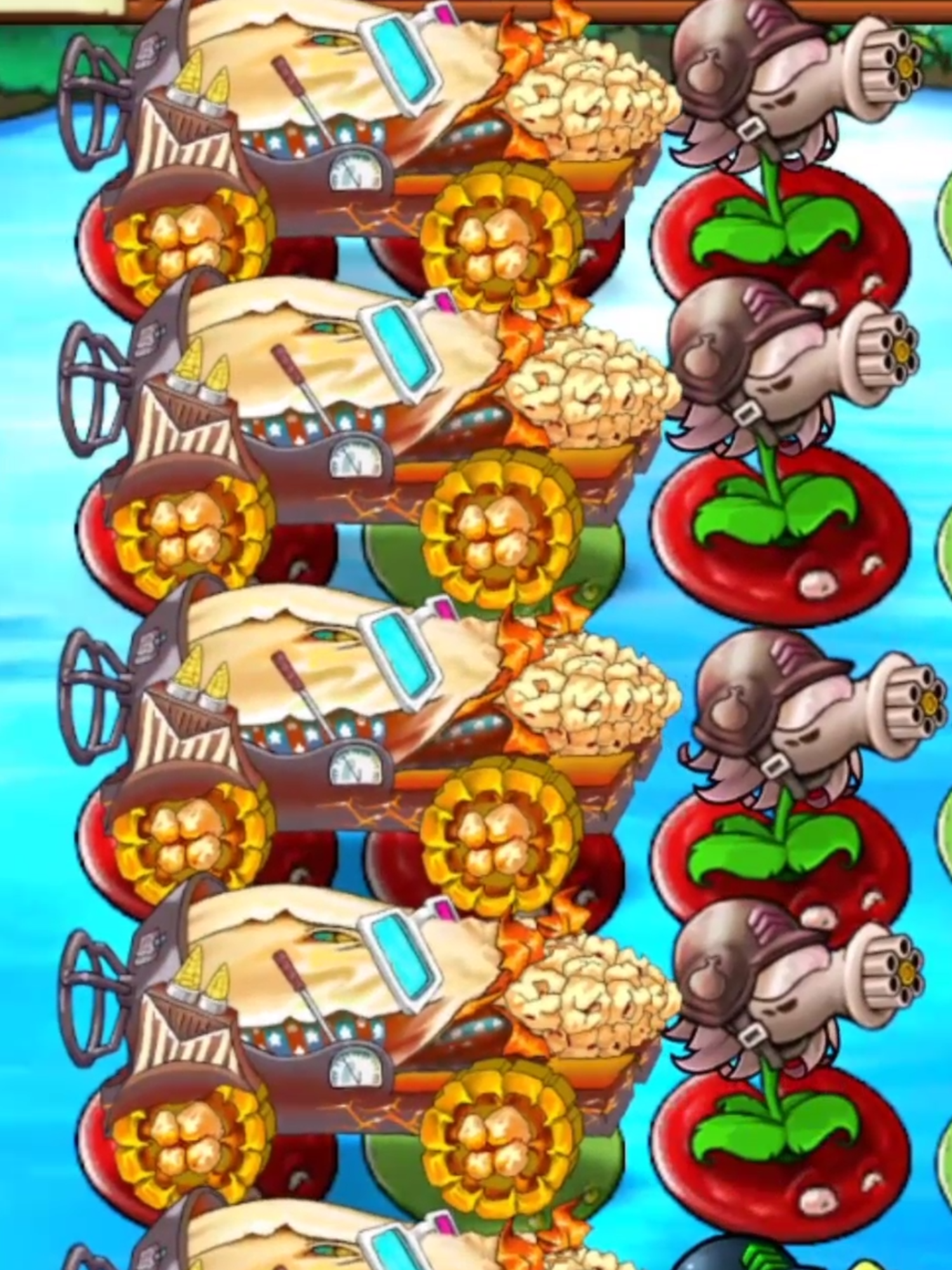 New Obsidian Plant - Popcorn Cannon - PvZ Fusion 2.7 Mod #shorts #pvz #pvzfusion