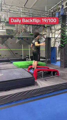 It’s a lot nicer on the knees from tramp haha. I’ll use it on my rest days  #backflip #dailybackflip #100daychallenge 