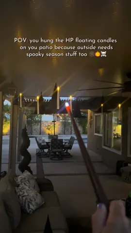 Halloween decor just got a whole lot cooler! Love these HP floating candles 🕯️ 🕷️👻 #floatingcandles #halloween #hp #tiktokshopcreatorpicks 