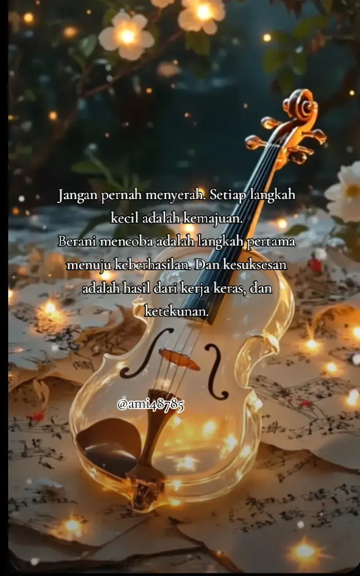 🍀Setiap orang pasti pernah mengalami kegagalan atau kesulitan, tetapi kunci keberhasilan adalah bangkit kembali dan terus mencoba. Ingatlah tujuan yang ingin dicapai dan jangan biarkan rintangan menghentikan langkah. Tetapkan tujuan yang jelas dan realistis, serta buat rencana untuk mencapainya. Dengan fokus pada tujuan, kita akan lebih termotivasi untuk terus berjuang, bahkan ketika menghadapi kesulitan. Yakinlah pada kemampuan diri sendiri untuk menghadapi segala tantangan. Setiap orang memiliki potensi yang luar biasa, dan dengan kepercayaan diri, kita bisa mencapai hal-hal yang luar biasa. Setiap kegagalan adalah guru yang berharga. jangan takut untuk mencoba lagi, tetapi perbaiki kesalahan dan terus belajar dari pengalaman. Meskipun sedang berjuang, jangan lupa mensyukuri apa yang sudah dimiliki. Bersyukur akan membantu kita tetap positif dan menghargai setiap langkah perjalanan, bahkan yang kecil sekalipun. Semangat berjuang adalah kekuatan dalam diri yang harus terus diasah dan dijaga. Dengan semangat yang membara, kita bisa menghadapi segala tantangan dan meraih mimpi-mimpi kita.                                💚💚💚 #Motivasidiri  #Motivasihidup 