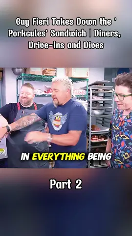 Guy Fieri Takes Down the _Porkcules_ Sandwich #fyp