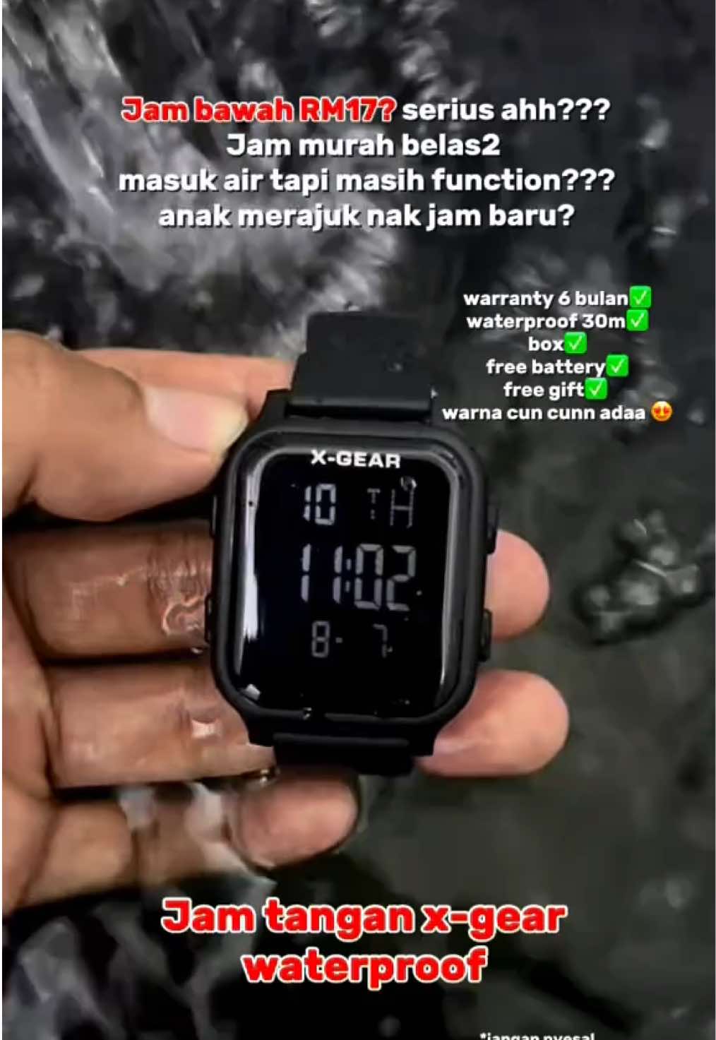 Belikan untuk anak pun elok sangattt buat pakai lasak2 🥰 warna pun lawa lawaaa ada korang #jam #watch #watches #jamtangan #jammurah #unisexwatch #jamviral