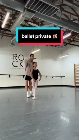 ballet private with this lil nugget 🩰