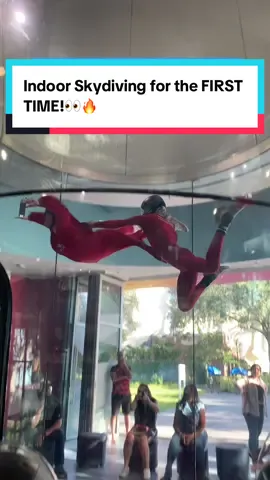 Indoor Skydiving for the FIRST TIME!👀🔥 #indoorskydiving #skydiving #ifly #iflyskydiving #internationaldriveorlando #orlando #fyp 