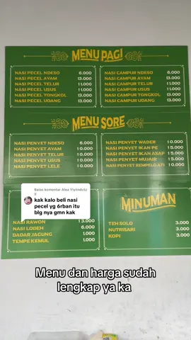 Membalas @Alea Yiyiindutz II buat yang bingung menu 6000 yang mana, bisa langsung cek menu ini yaa #visitsurabaya #infosurabaya #surabaya #surabayatiktok #surabayakulinerinfo #surabayaterkini #surabayahitz #rekomendasimakanan #kulinersurabaya #kulinertiktok #surabayakuliner #surabaya24jam 