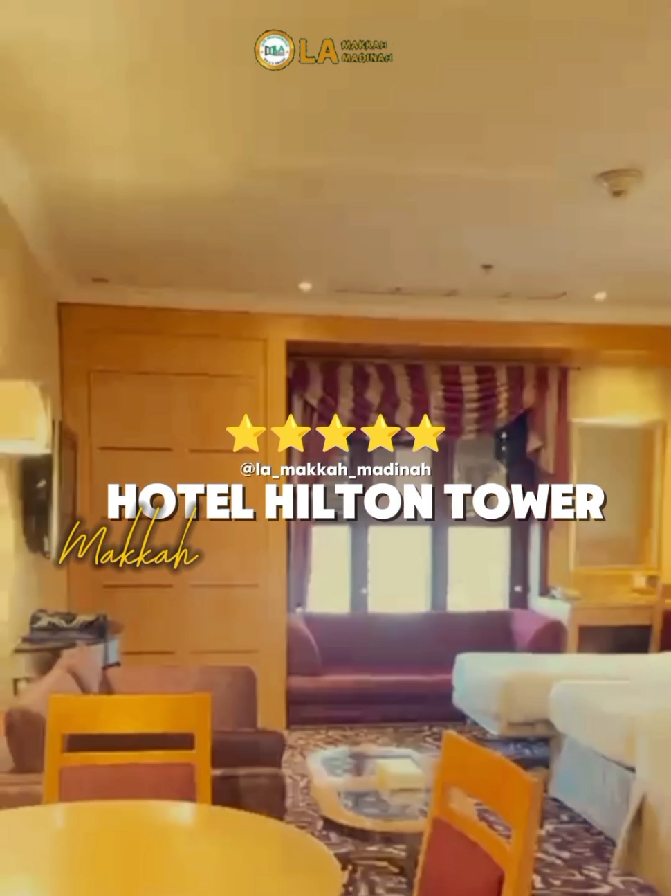✨ Nikmati ibadah nyaman dengan hotel berbintang di Hilton Tower Makkah 🕌 ✅ Lokasi hanya beberapa langkah dari Masjidil Haram 🚶‍♂️🕋 ✅ Pemandangan langsung ke Ka'bah (sesuai tipe kamar) 👀 ✅ Fasilitas mewah & pelayanan standar internasional 🛏️🌟 ✅ Nyaman & tenang untuk istirahat setelah ibadah  💼 Umrah bareng LA Madinah, mulai dari 7 JUTAAN aja!   Booking & info: 📲 0818-855-551 📲 0818-855-525 #fyp #Umrah2025 #KantorUmrah #VisaUmrahBaru #TanahSuciLebihMudah 