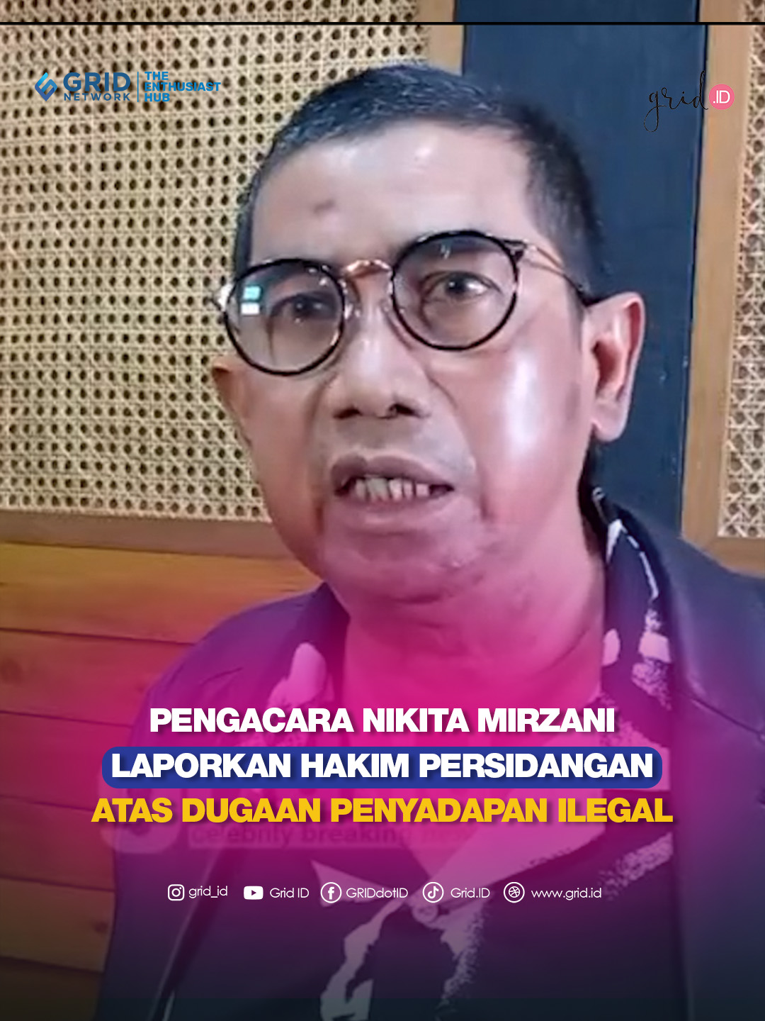 Pengacara Nikita Mirzani Laporkan Hakim Pengadilan Jaksel Gara-gara Penyadapan Ilegal #nikitamirzani #ladygladys #FitriSalhuteru #GridID #tiktoktainment