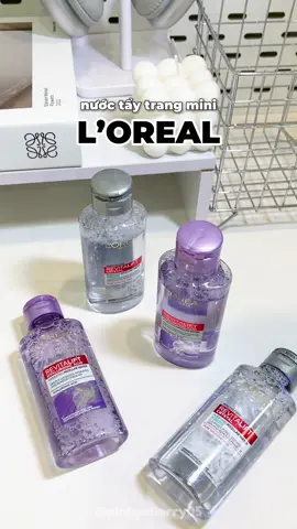 Nước tẩy trang mini L’oreal 🥰 #nuoctaytrang #nuoctaytrangmini #loreal #taytrang #skincare #chamda #dasach #xuhuong #unboxing #LearnOnTikTok #ilovetiktok 