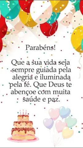 Parabéns pelo seu aniversário 🎂 #felizaniversario #mensagem #happybirthday #felizaniversario #parabenspravocê 