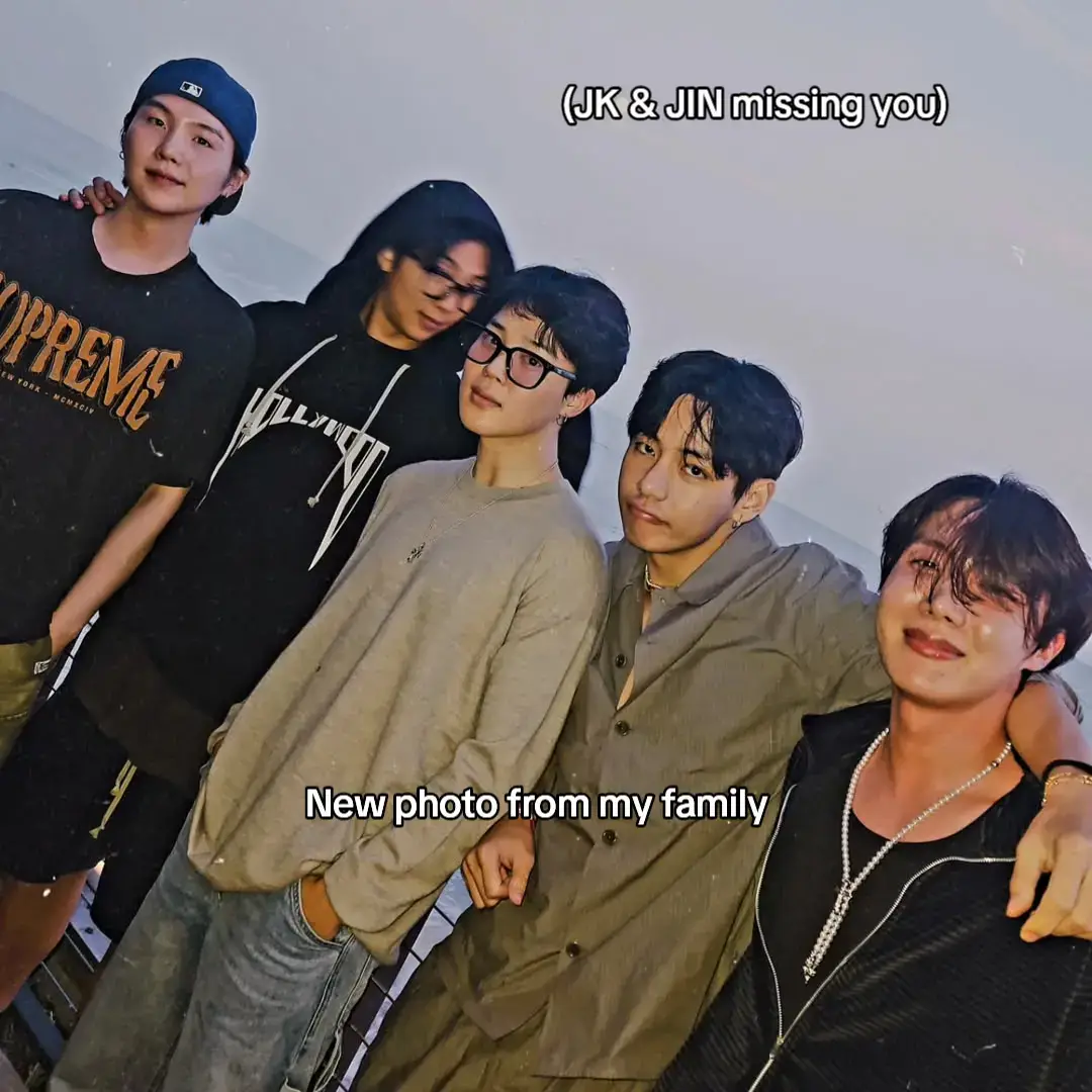 BTS new group photo & US life moments 2025.08.07. Jimin Instagram. But Jung Kook and Jin are missing from the pictures. 💜 #bts #bts_official_bighit #jungkook #jin #v #suga #rm #jimin #jhope #btsforever #bangtansonyeondan #btsarmy 