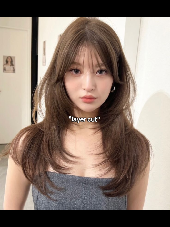 layer cut>> #reels #layeredhaircut #fypシ゚ #hairstyle  #creatorsearchinsights 