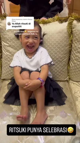 Membalas @Admin Mama Mega gemes banget adik disini Masya Allah. #ritsuki #uenofamilyjapan #fyp 