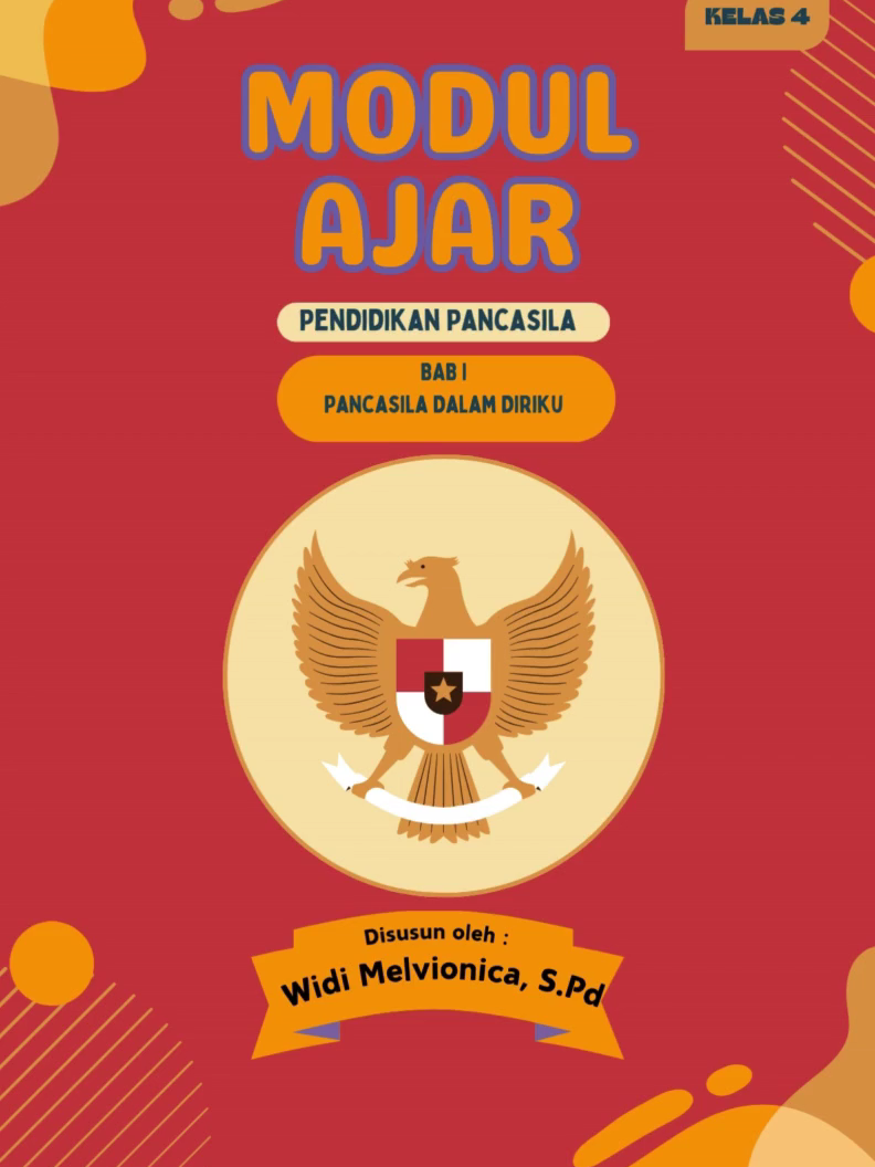 Modul PKN BAB I (Pancasila Dalam Diriku)  Kelas 4 ##fyp #fypp #deeplearning #kelas4