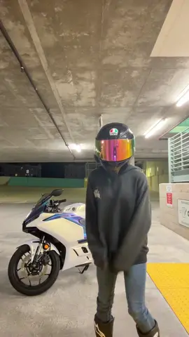 too many tries and here we are 🗣️ #ptv #motorcycle #bikergirl #yamaha #r3 #fypシ #socal #viral #trend #sofarsofake 