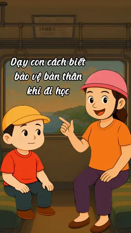 Dạy con biết cách bảo vệ bản thân khi đi học #1001cauchuyendaycon #daycondungcach #nuoidaycon #loimeday #mevacon #cungconlonmoingay 