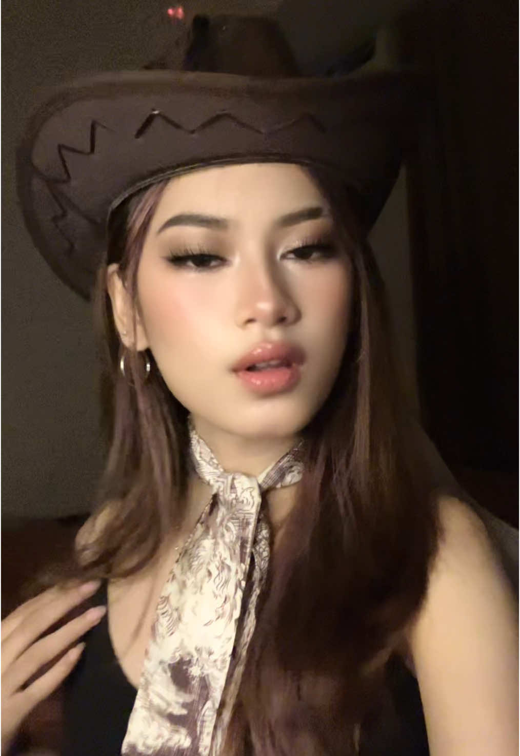 fomo sebenernya #cowgirl #makeup 
