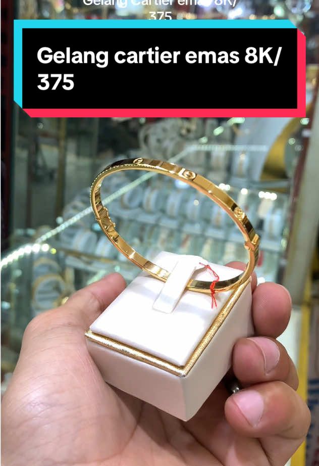 Body glass 😉😘👌 #gelang #cartier #bodyglass #mulus #emas #gold #8k #fyp 