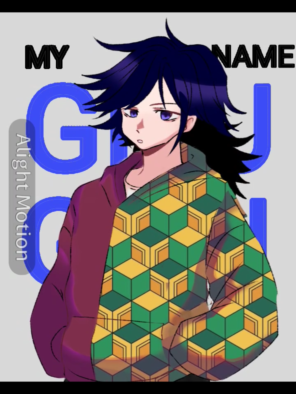 MY NAME GIYU TOMIOKA #giyuutomioka #trend #giyuushino #giyuutan #fajitas #trendingvideo  #shinobukocho #tanjirokamado 