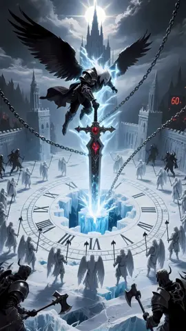 Dark Archangels Wrath#angel #archangel #fighting #aigenerated 