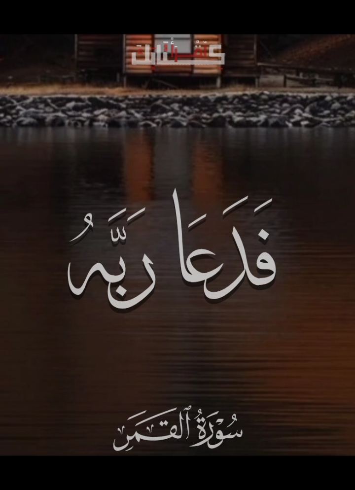 فَدَعَا رَبَّهُ أَنِّي مَغْلُوبٌ فَانْتَصِرْ 🤎🤎🤎 .  .  .  #قران #quran #الشيخ_عبدالمنعم_الطوخي 