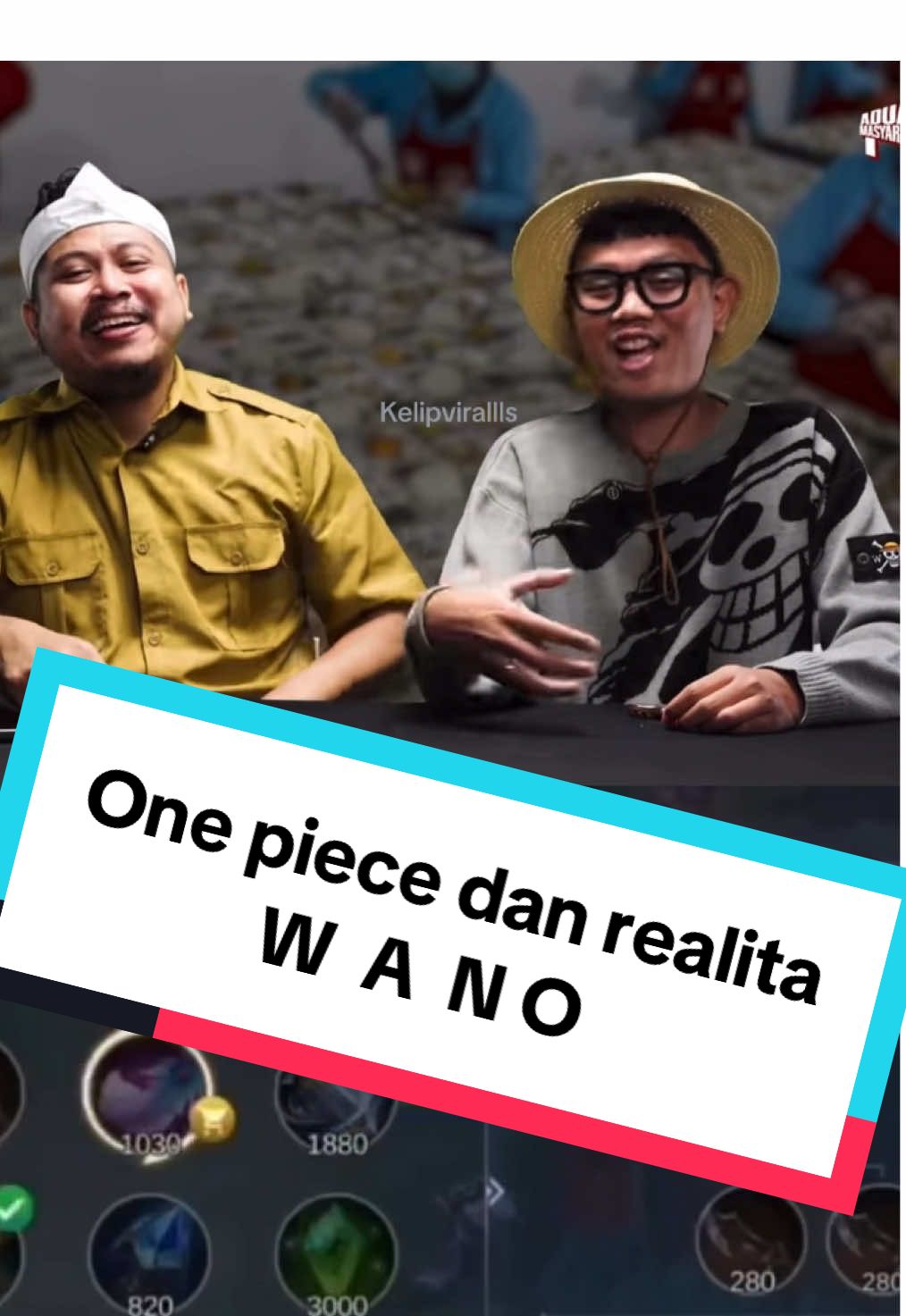 One piece dan realita : wano sc: tretan universe #MLBBMysticMeow #MLBB #fyp #podcast #MLBBIDCreator 