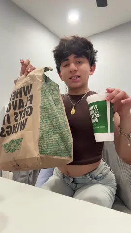 Wingstop mukbang draft 🤤#fyp #viral #funny 