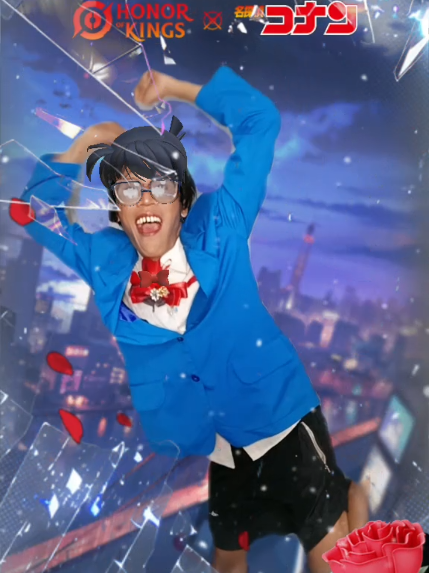 #HOKxDetectiveConan pilih dari empat karakter yang kamu sukai dan hidupkan kembali legendary dalam video kamu 