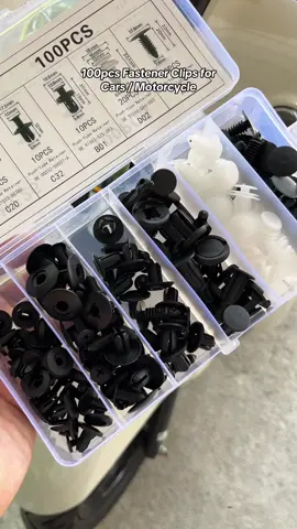 Kung may sasakyan or motor ka dapat meron ka neto💯 #carfastenerclip #carfastenerclips #fastenerclips #bumperfastener #bumperclip #100pcsfastenerclip #fyp #foryou 