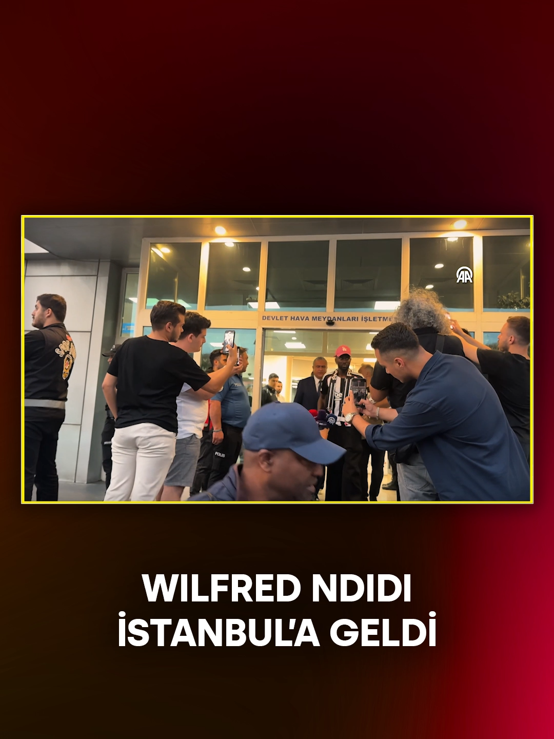 🦅 Beşiktaş'ın yeni transferi Wilfred Ndidi, sabah saatlerinde İstanbul'a geldi. 🛬 #beşiktaş #htspor #futbol #transfer #ndidi