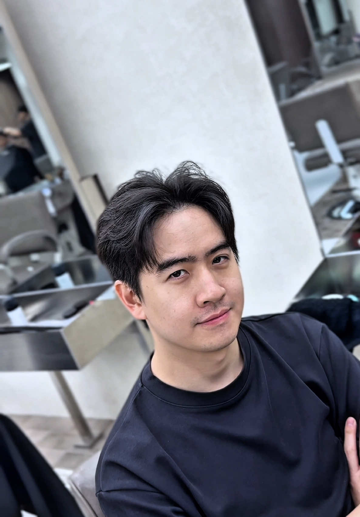 [Curtain & Long Trim] Book in @DI BAWAH POHON BARBERS PIK  #dibawahpohon #barbershop #barberpik #pantaiindahkapuk #curtain #longtrim #menshaircuts #haircut