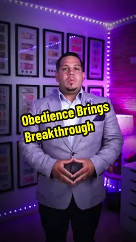 Obedience Brings Breakthrough #vamosvaron 