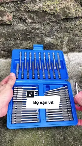 Bộ đầu vặn vít đa năng với 50 chi tiết. #bodauvanvit #vanocvit #dauvanvit 