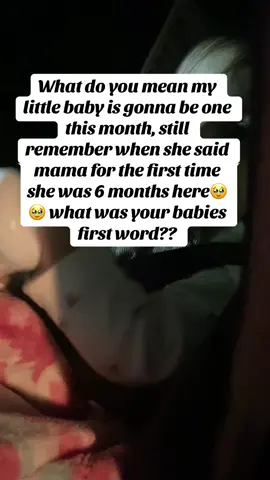 She says so many words now it helps that we talk to her a lot!! And she does have older brothers, what was your babies first word….#babiesoftiktok#firstword#m 