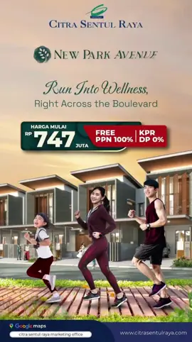 ✨ Satu Langkah Lagi untuk Miliki Rumah Impian! ✨ 🏡 New Park Avenue – Citra Sentul Raya Harga Mulai Rp 747 Juta 🎁 PROMO MENARIK ✅ FREE PPN 100% ✅ KPR DP 0% ✅ Hemat hingga Ratusan Juta Rupiah! 🌿 Ketinggian 230 – 300 Mdpl ⛰️ Udara Sejuk Pegunungan 🚘 1 Menit ke Exit Tol & Future LRT Station 🏙️ 10 Menit ke AEON, IKEA, RS, Sekolah, dan Universitas 📞 Rumah ini bisa jadi milik Anda! Segera kunjungi Marketing Office Citra Sentul Raya atau hubungi kami sekarang! ERVINA 081113805393 ✨ Citra Sentul Raya by CIPUTRA GROUP 📍Temukan di Google Maps: citra sentul raya marketing office #citrasentulraya #rumahnyaman #freeppn #bebasbanjir