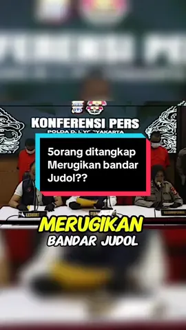 5 orang ditangkap karena merugikan bandar jud*l??? #fyp #polisi #ai #berita #viral #news #trending 