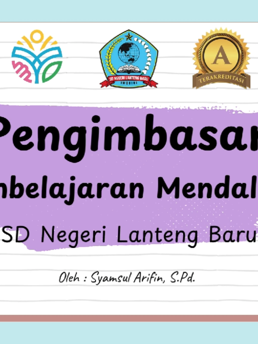 PPT Pembelajaran Mendalam #pembelajaranmendalam #deeplearning #PM #guru #gurusd 