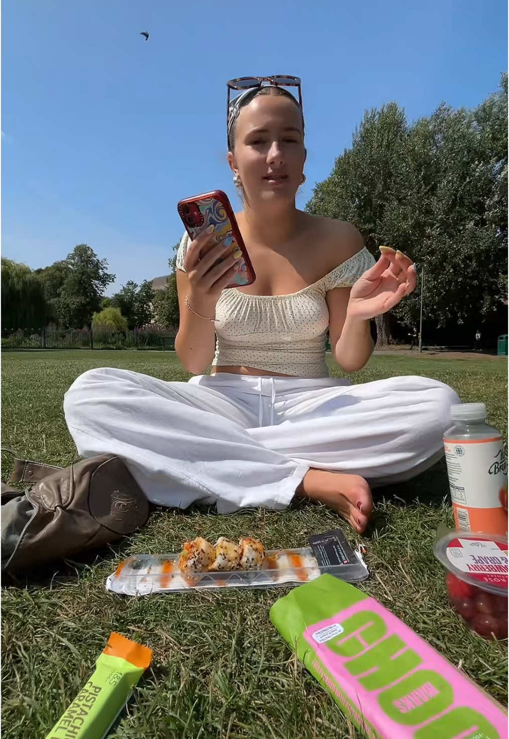TikTok adding the emotional song is hilarious @flossie flower flow flaps 10/10 for the new M&S pistachio range 